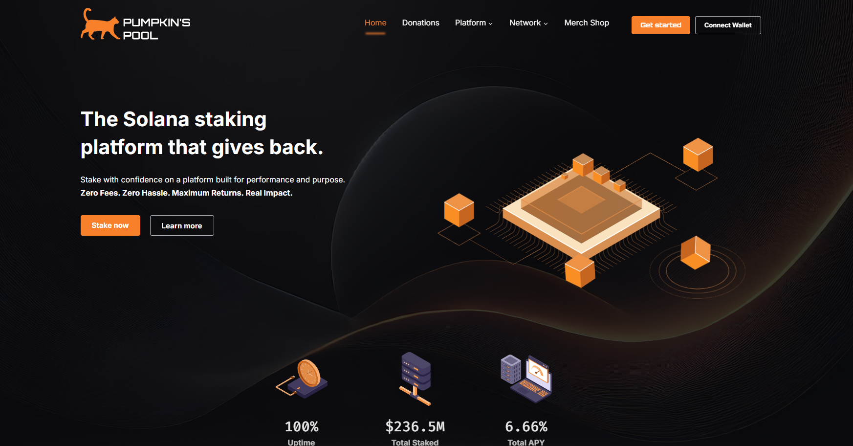 Stake with Pumpkin’s Pool